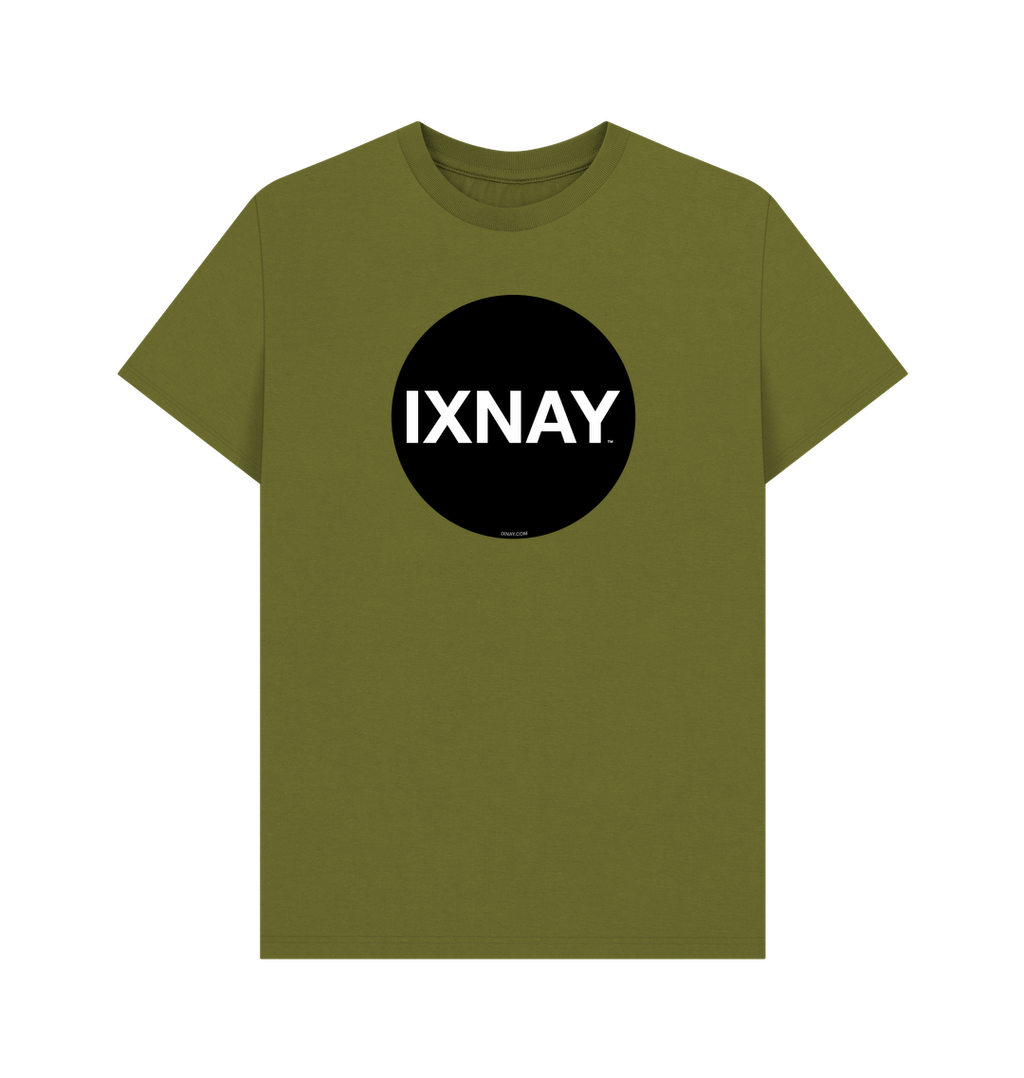Moss Green Printed T-shirt Front
