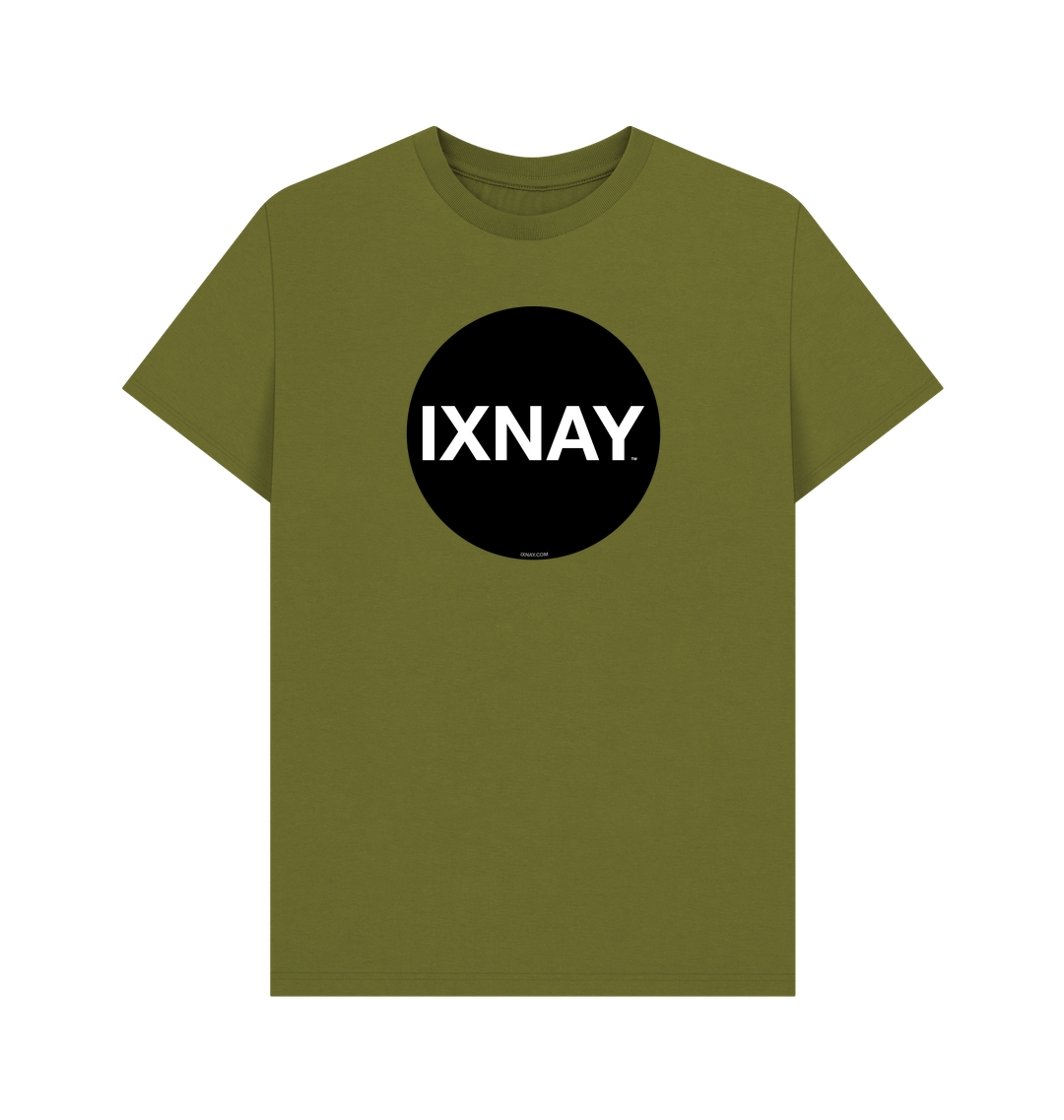 Moss Green Printed T-shirt Front