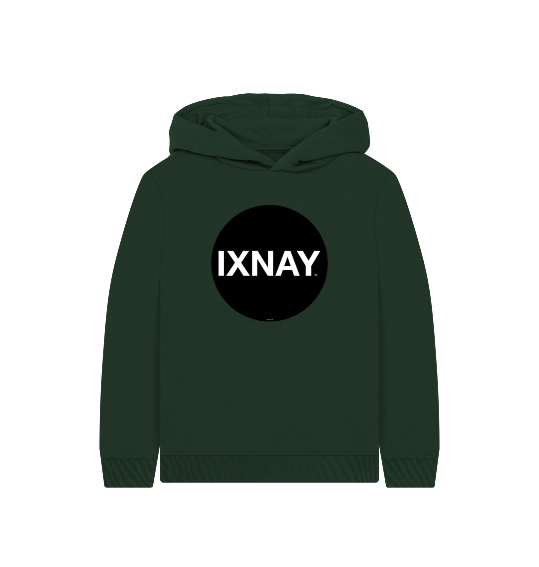 Evergreen Printed Kids Hoodie Front