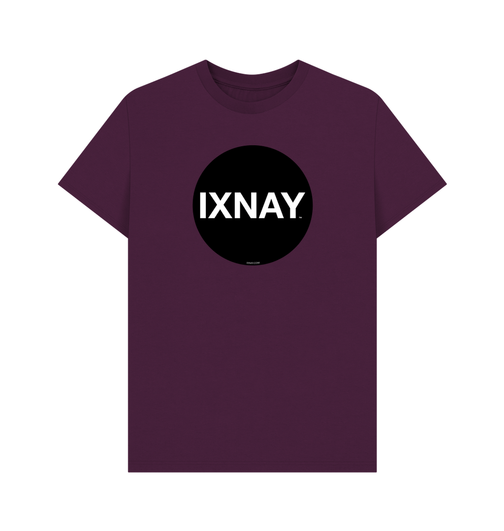 Purple Printed T-shirt Front