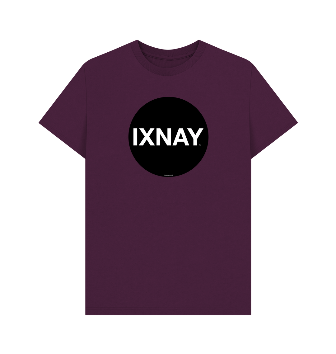 Purple Printed T-shirt Front