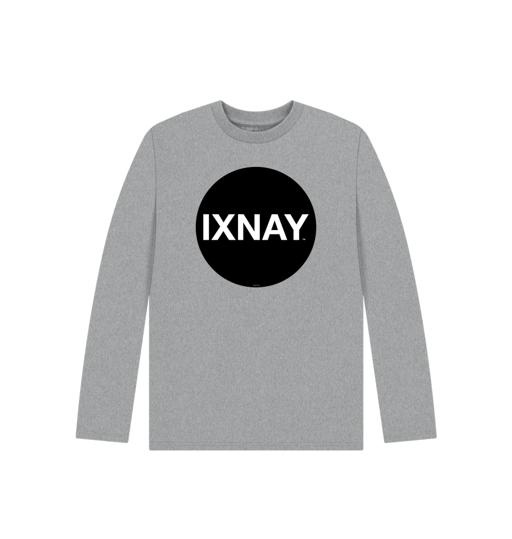 Athletic Grey Printed Kids T-Shirt Front