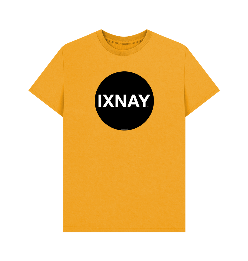 Mustard Printed T-shirt Front