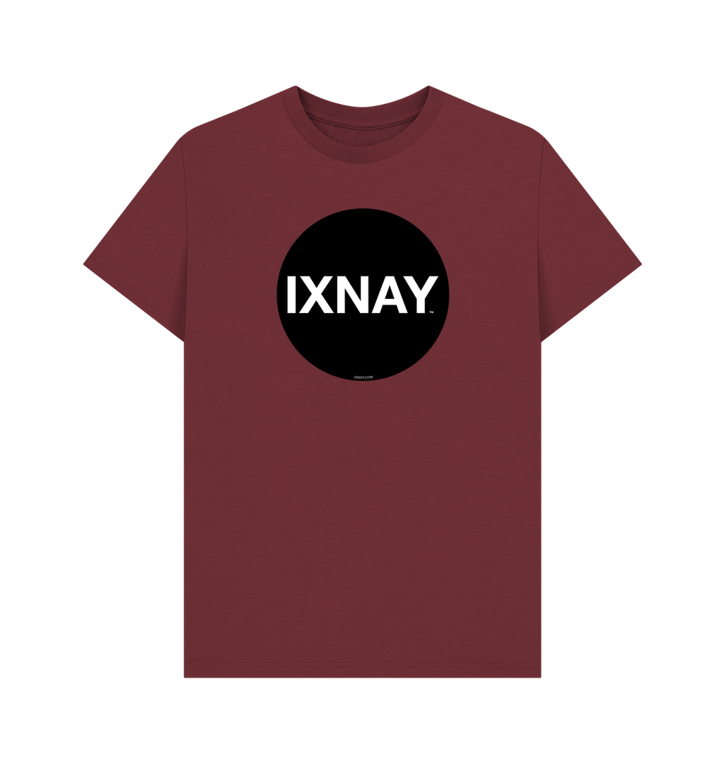 Red Wine Printed T-shirt Front