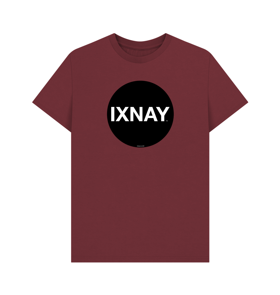 Red Wine Printed T-shirt Front