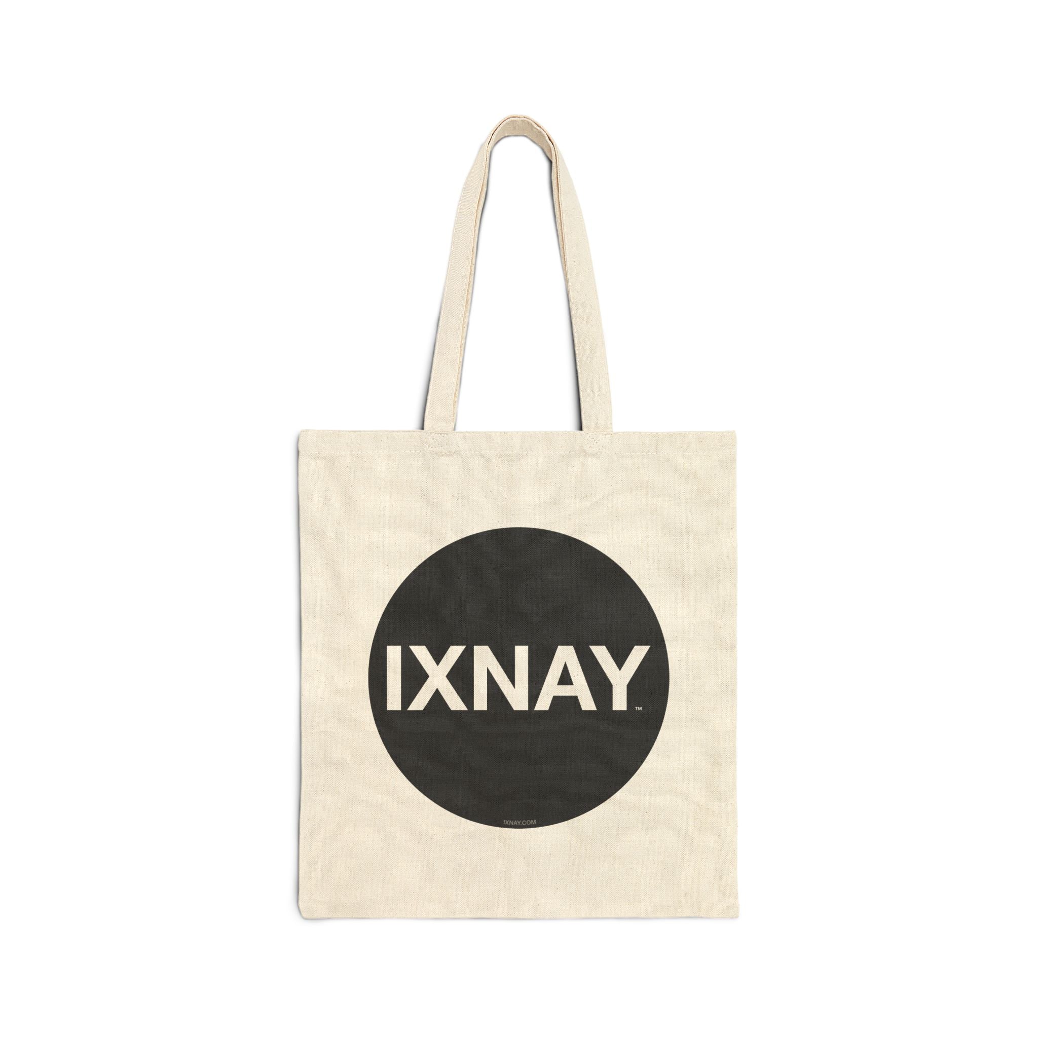 Canvas Tote Bag - 100% Cotton, IXNAY Original Logo