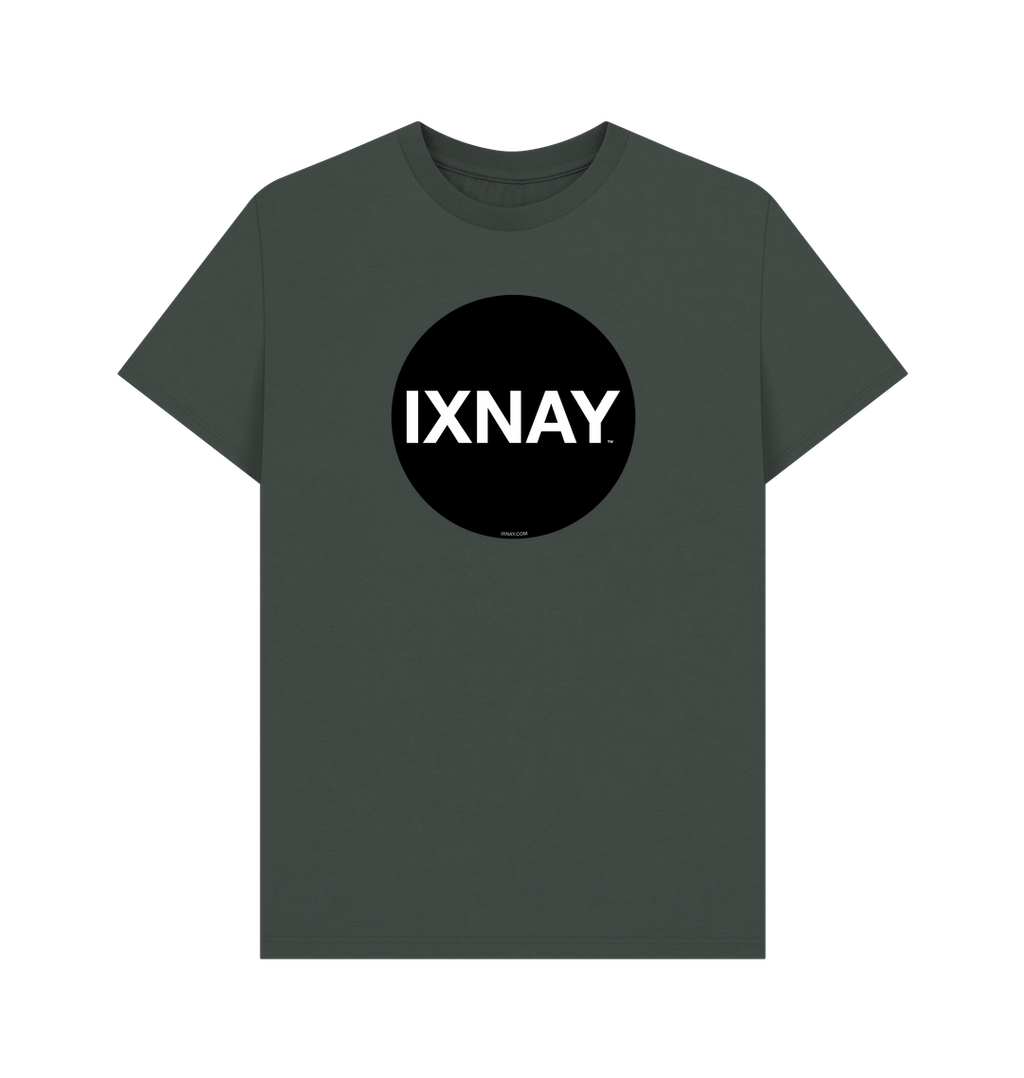 Dark Grey Printed T-shirt Front