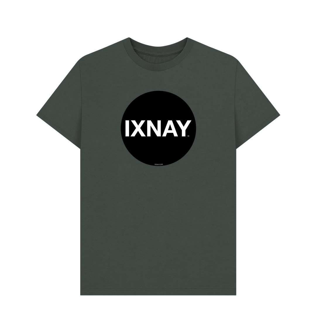 Dark Grey Printed T-shirt Front