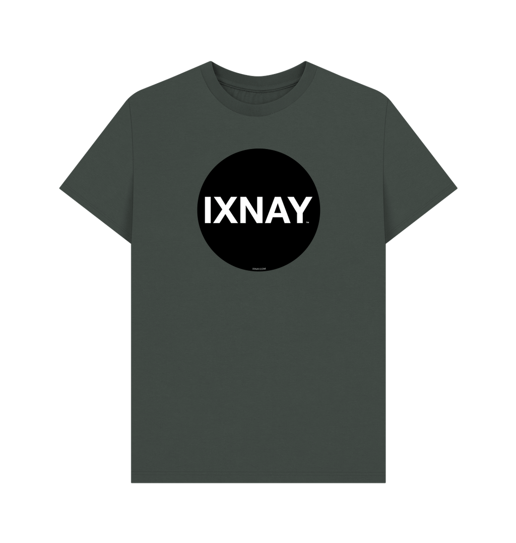 Dark Grey Printed T-shirt Front