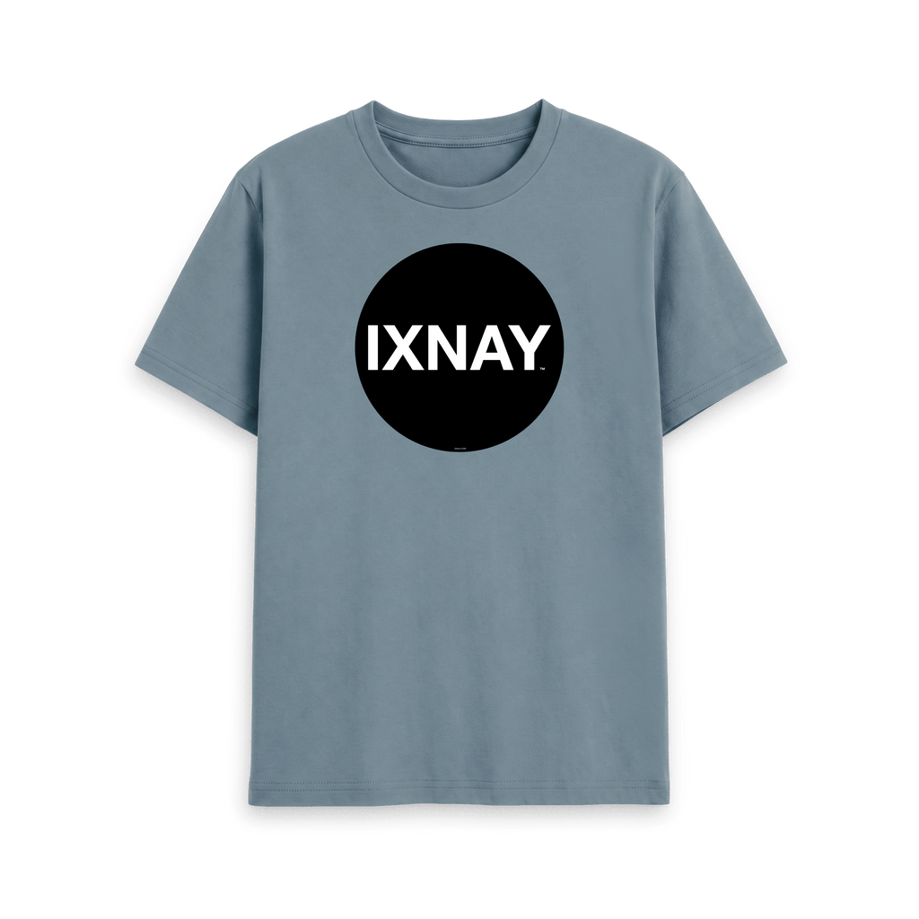 Stone Blue Printed T-shirt Front