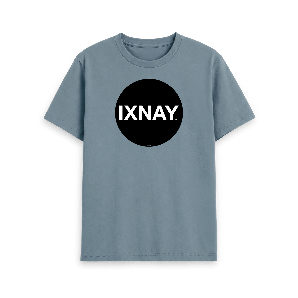 Stone Blue Printed T-shirt Front