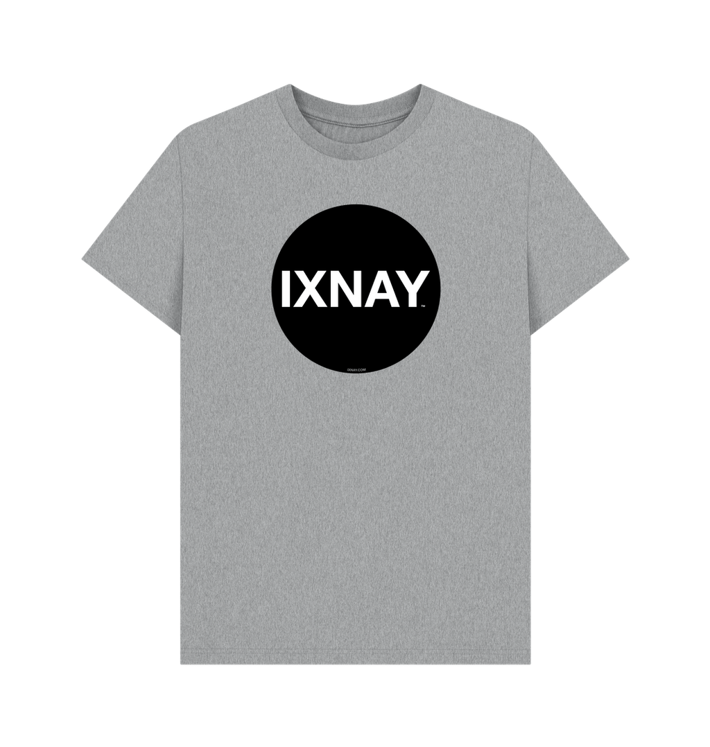 Athletic Grey Printed T-shirt Front