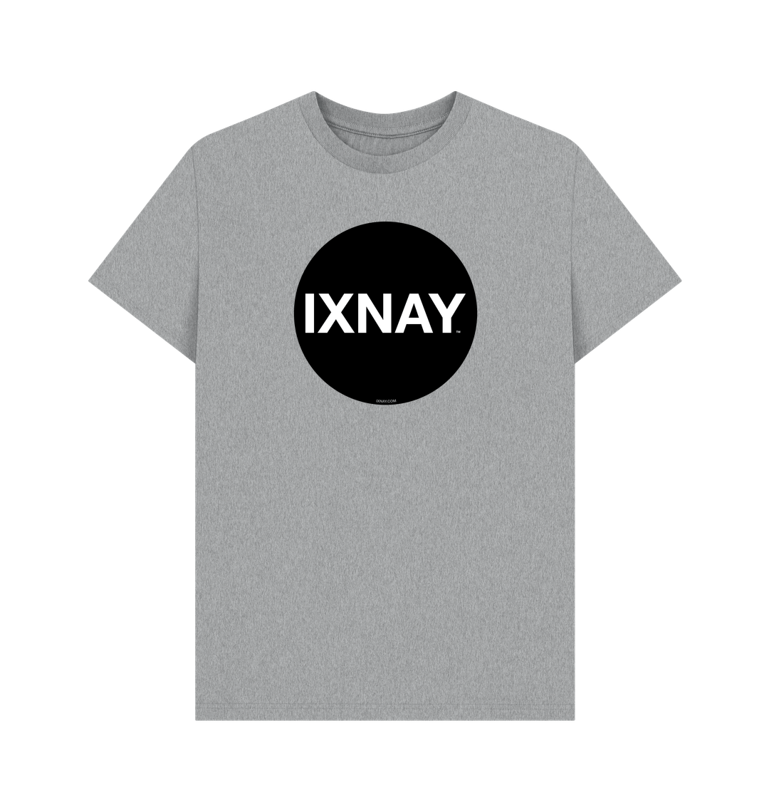 Athletic Grey Printed T-shirt Front