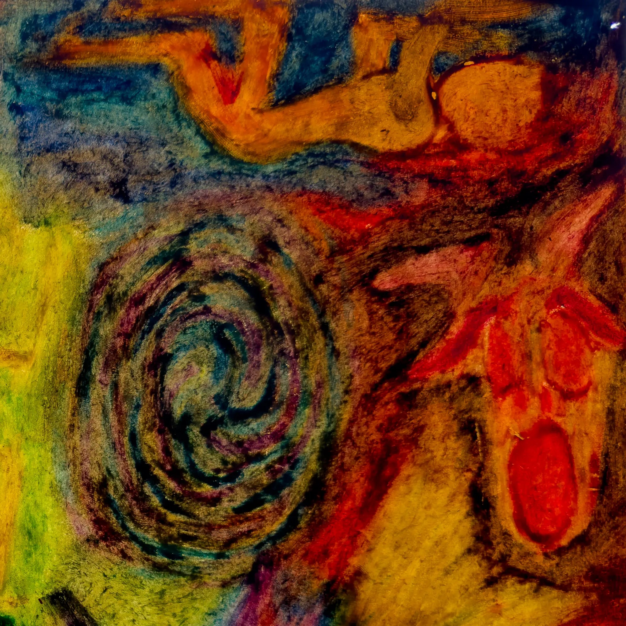 Come Closer (A Summons) - Illumine Series | Original Oil Pastel Artwork