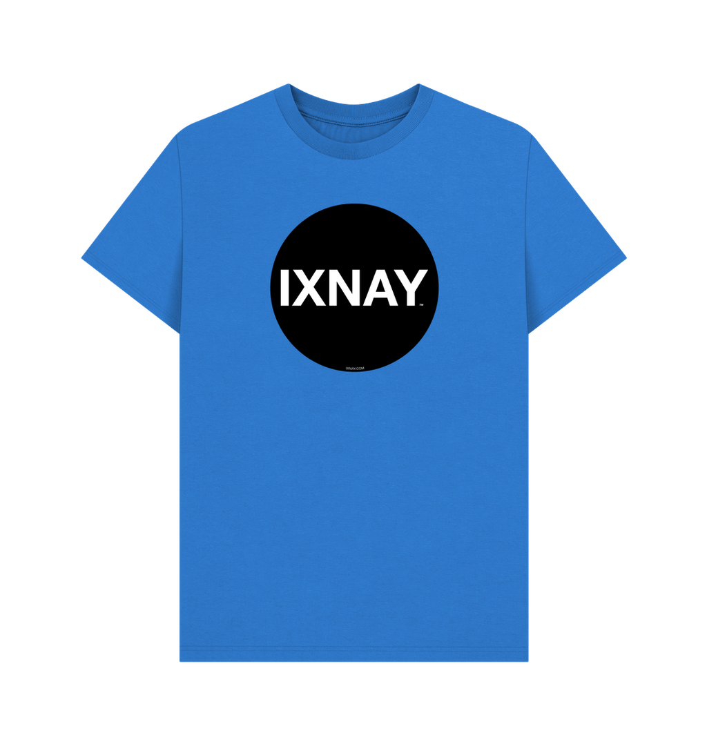 Bright Blue Printed T-shirt Front