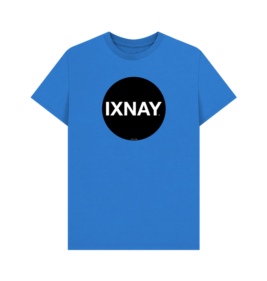 Bright Blue Printed T-shirt Front