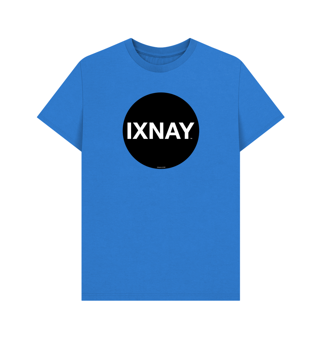 Bright Blue Printed T-shirt Front