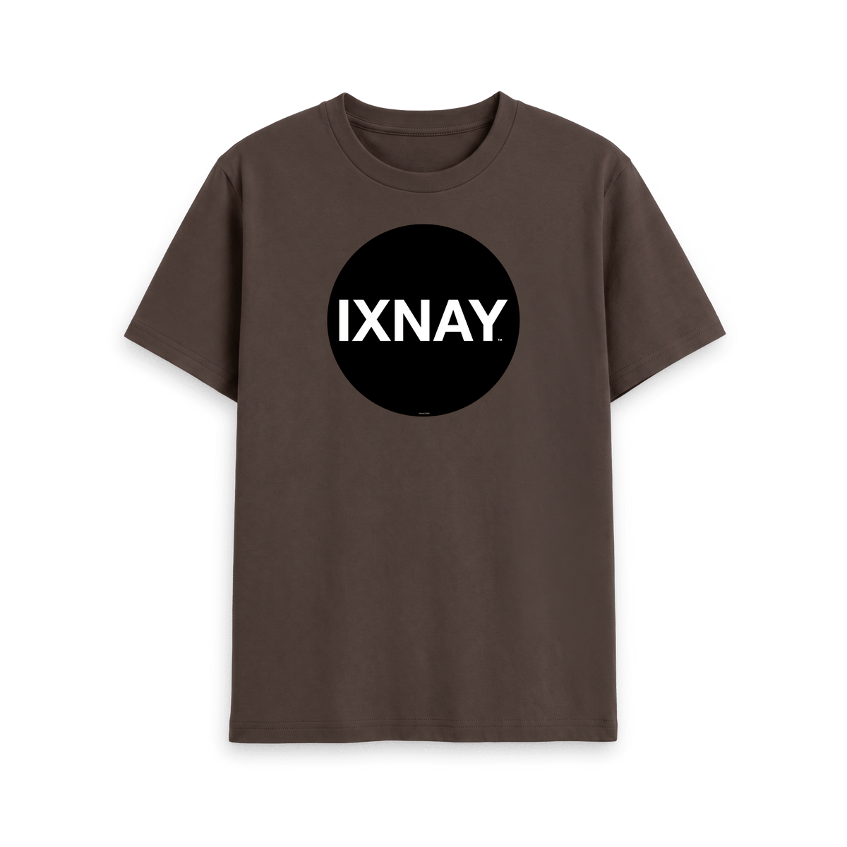 Chocolate Printed T-shirt Front