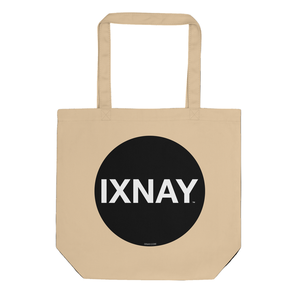 IXNAY Original Logo Canvas Tote Bag - 100% Organic Cotton