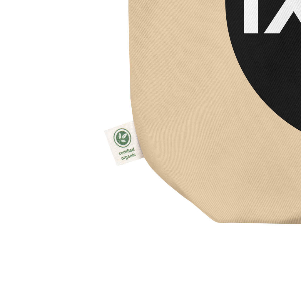 IXNAY Original Logo Canvas Tote Bag - 100% Organic Cotton - Detail