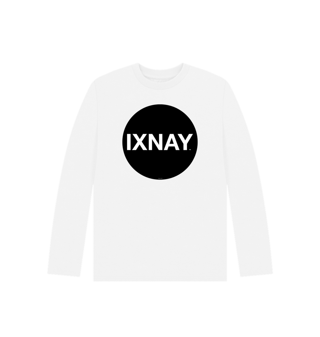 White Printed Kids T-Shirt Front