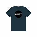 IXNAY Kids 100% Organic Cotton T-Shirt Original Logo - Navy Blue.