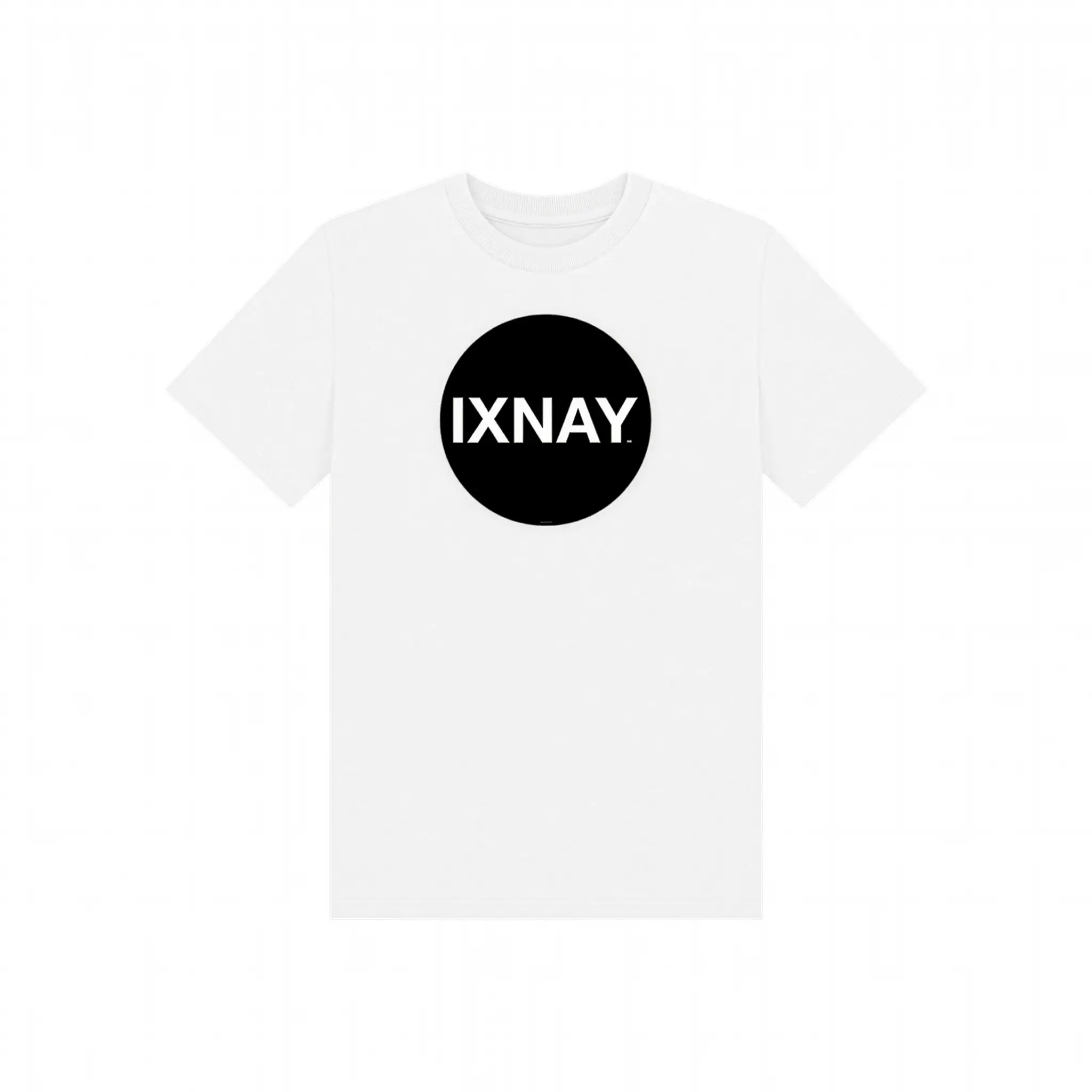 IXNAY Kids 100% Organic Cotton T-Shirt Original Logo - White.