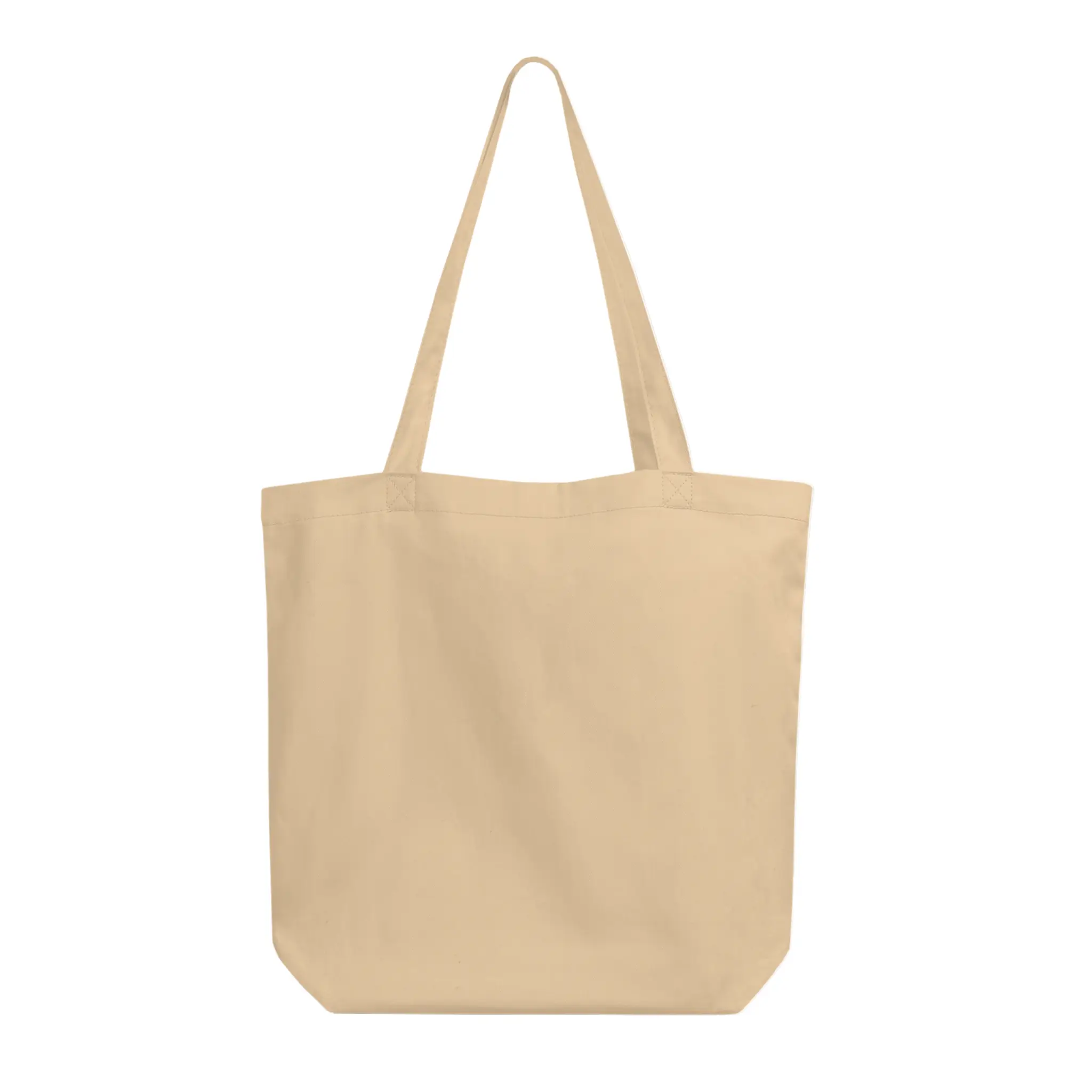 IXNAY Original Logo natural Canvas Tote Bag - 100% Organic Cotton - Rear View.