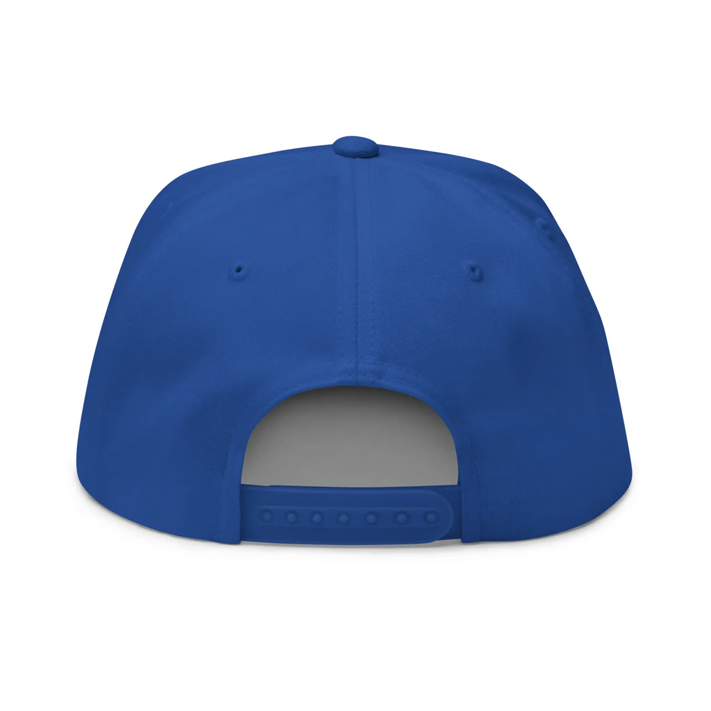 IXNAY reject rejects rejector flat bill cap left back royal blue