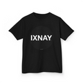 Kids IXNAY original logo 100 percent organic cotton t-shirt in black
