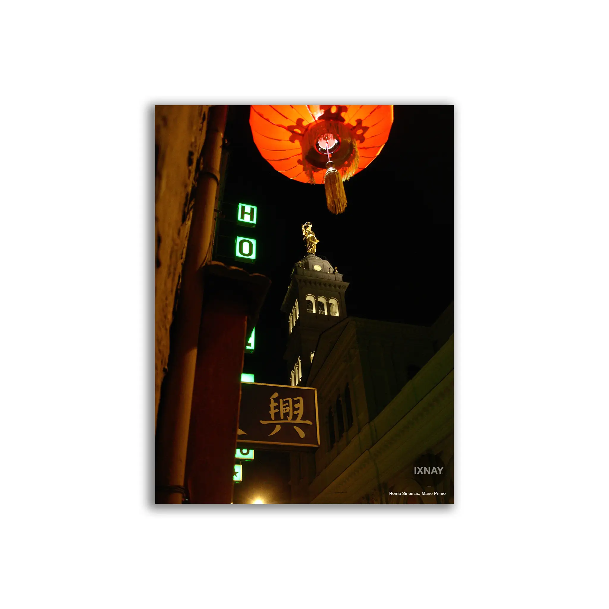 "Roma Sinensis mane primo" IXNAY art photography poster 18x24"